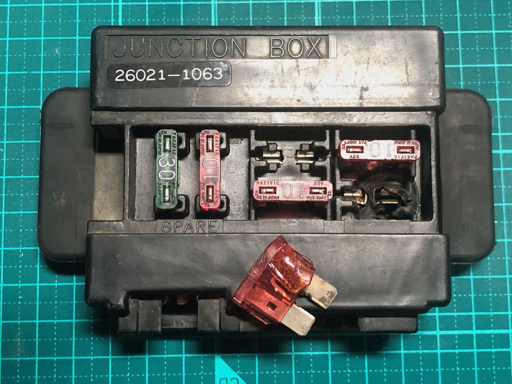 ZX-10ジャンクションボックス燃える