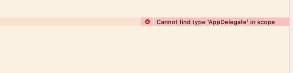 Cannot find type 'anyClass' in scope @Xcode